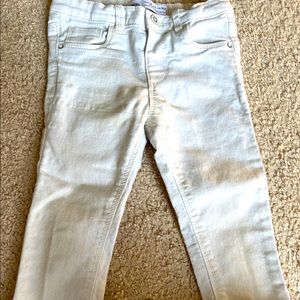 Zara White Denim Jeans